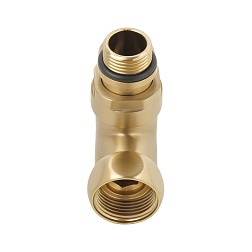 Кран для полотенцесушителя  1/2"M x3/4"F - фото товара