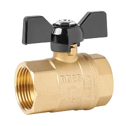 Кран шаровой BР/ВР, ручка - бабочка - фото товара