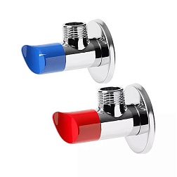 Кран угловой с отражателем VER-PRO (в блистере) HР/HР (пара) - фото товара