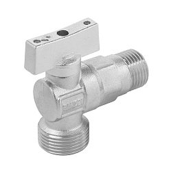 Кран угловой матовый LUX VER-PRO HР/HР 1/2x3/4 - фото товара