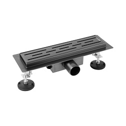 Душевой трап с сухим затвором, цвет графит - фото товара