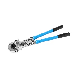 Механический пресс-аппарат для обжимных фитингов (16мм-32мм) с поворотным механизмом пресс-головки на 360 градусов. - фото товара