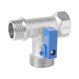 Кран 3-х проходной для стиральной машины ВР/HР/HР - фото товара