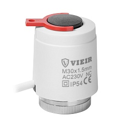 Сервопривод электротермический нормально закрытый, диагностируемый - фото товара