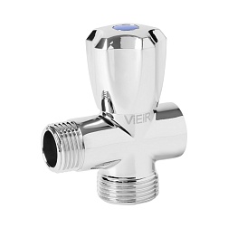 Вентиль - тройник бытовой (в блистере) ВР/HР/HР - фото товара