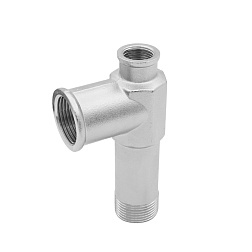 Тройник для групп быстрого монтажа 1"Mх1/2"Fх1"F - фото товара