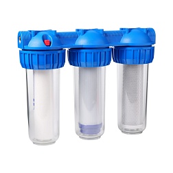 Фильтр колбовый трехступенчатый "АКВАСТИЛЬ" - фото товара