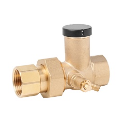 Клапан отсечной для расширительного бака с дренажным краном - фото товара