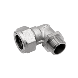 Уголок никелированный 20х3/4"M  - фото товара