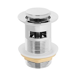 Донный клапан с переливом - фото товара