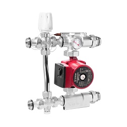 Насосно-смесительный узел для отопления и теплого пола (без насоса) - фото товара