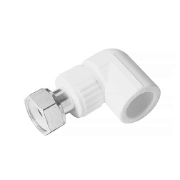 Уголок комбинированный с накидной гайкой - фото товара